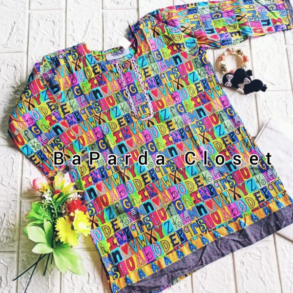 ABC Paradise-Girls Pure lawn Kurties (4 months till 12 yrs )