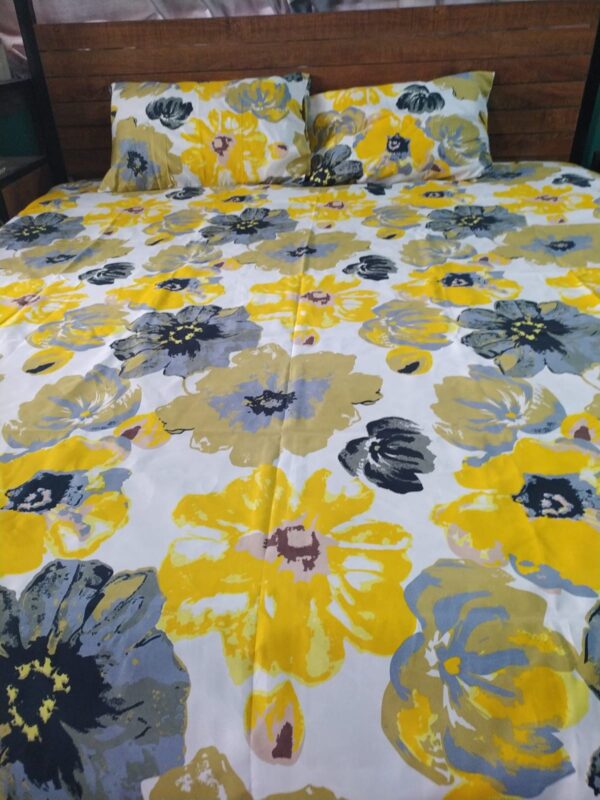 Yellow Watercolor Bedsheet